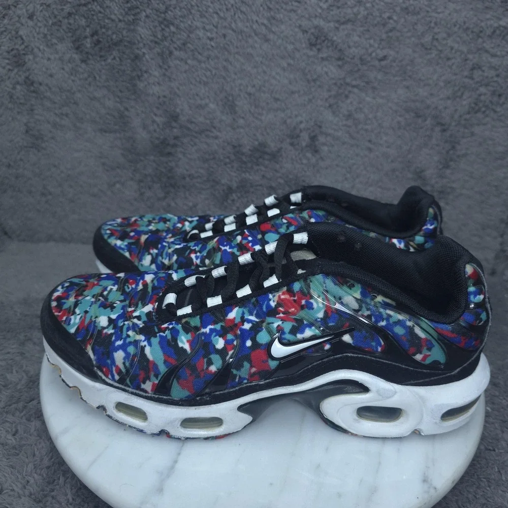 Nike Air Max Plus Shoes Youth Size 5.5Y Multicolor Sneakers Low Top CU4623-001